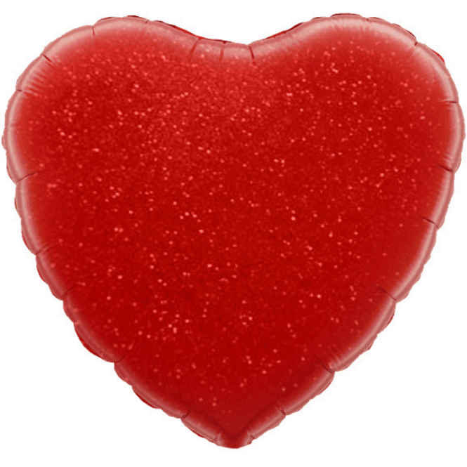 18 inch Heart Holographic Balloon