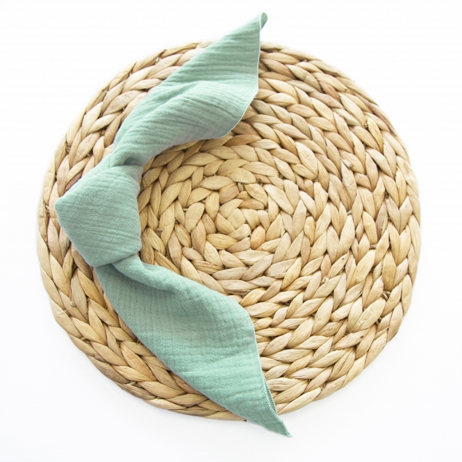 Bespoke Cheesecloth Double Gauze Napkin Basil