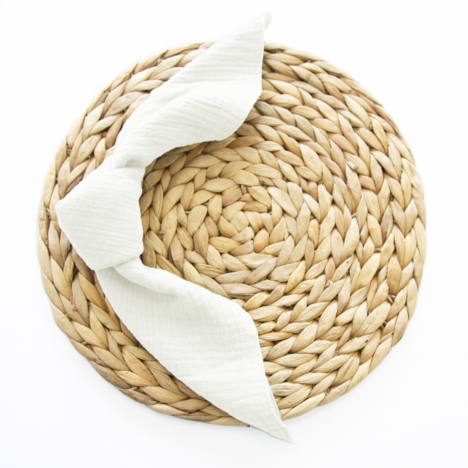 Bespoke Cheesecloth Double Gauze Napkin White
