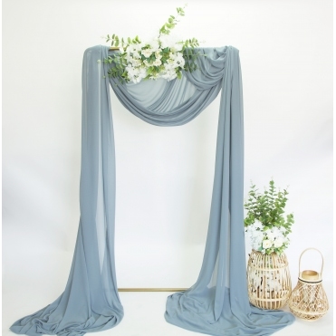 Bespoke Chiffon Fabric 9m Airforce