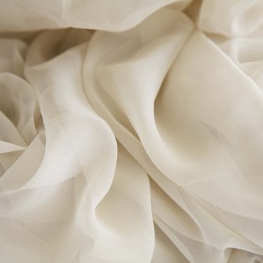 Bespoke Chiffon Georgette Fabric 9m Champagne Nude
