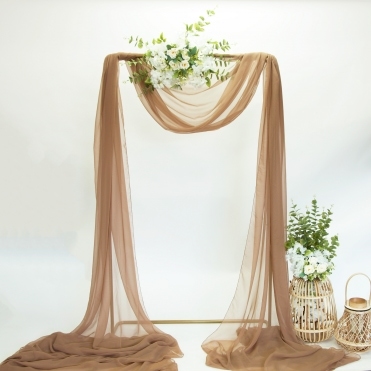 Bespoke Chiffon Georgette Fabric 9m Mousse (No. 96)