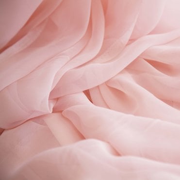 Bespoke Chiffon Georgette Fabric 9m Salmon Pink