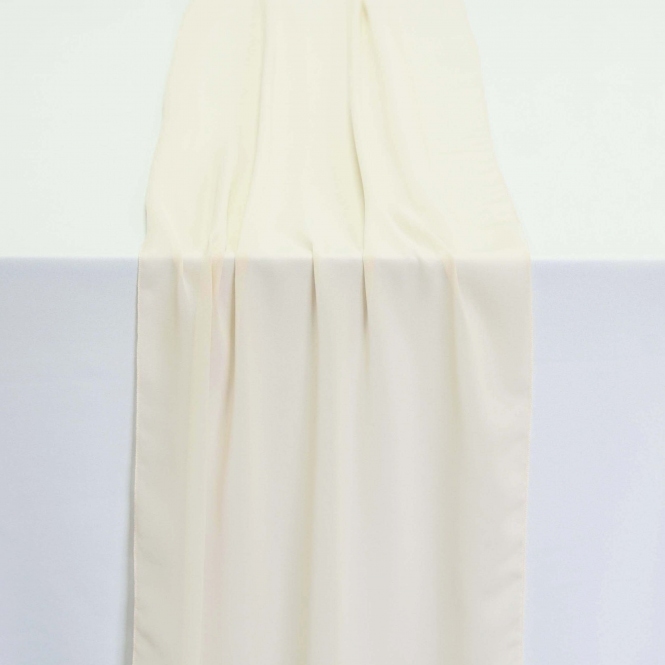 Bespoke Chiffon Table Runners Large Peach