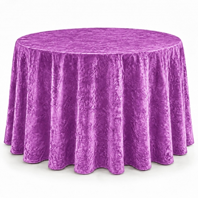 Bespoke Crushed Velvet Tablecloth 132