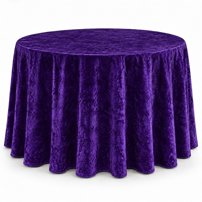 Bespoke Crushed Velvet Tablecloth 132