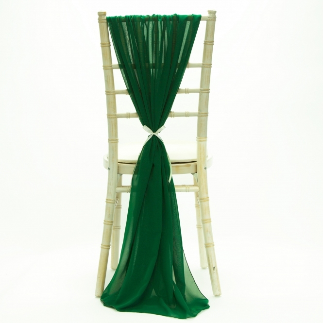 Bespoke Made to Order Chiffon Vertical Drape Bottle