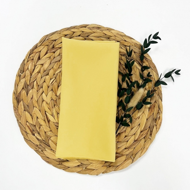 Bespoke Polyester Napkin Custard