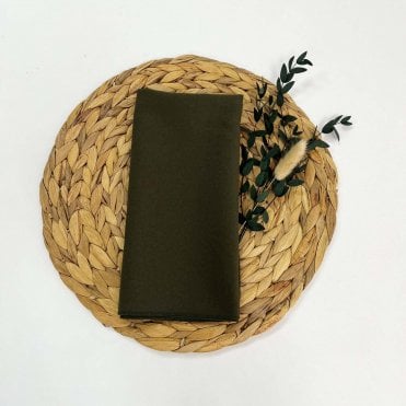 Bespoke Polyester Napkin Dark Olive