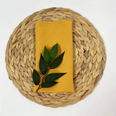 Bespoke Polyester Napkin Light Gold