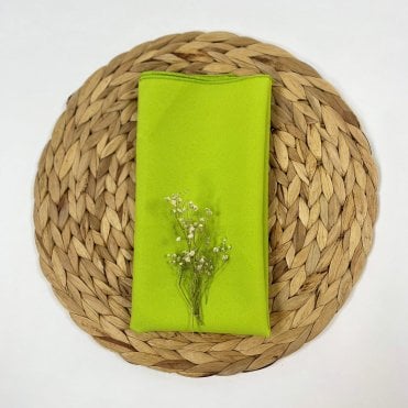 Bespoke Polyester Napkin Lime