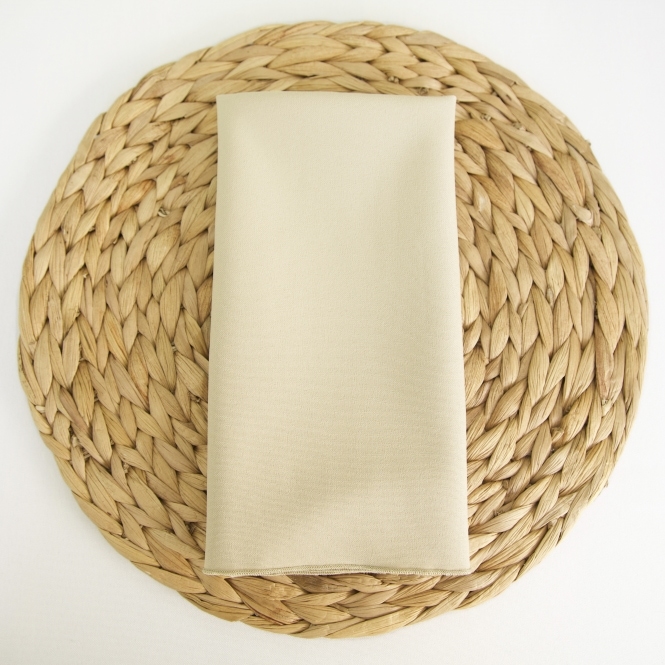 Bespoke Polyester Napkin Nude Champagne Limited Edition