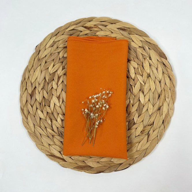 Bespoke Polyester Napkin Orange