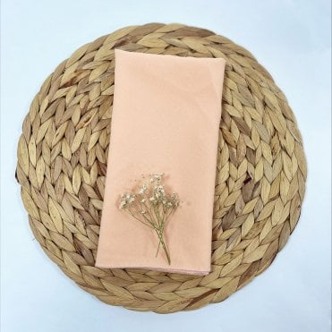 Bespoke Polyester Napkin Peach