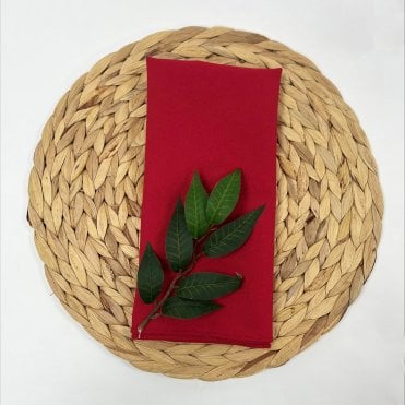 Bespoke Polyester Napkin Red