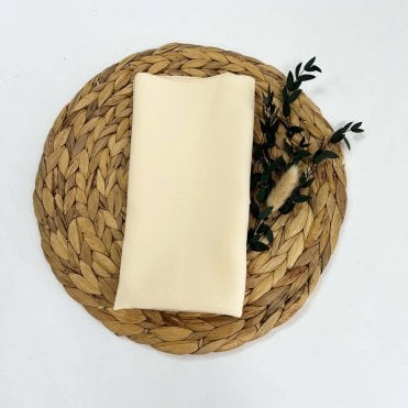CHAIRCOVER DEPOT Bespoke Polyester Napkin Vanilla