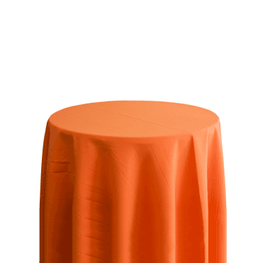 Bespoke Polyester Tablecloth 120 Round Amber