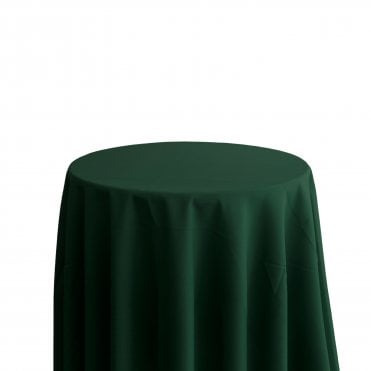 Bespoke Polyester Tablecloth 120 Round Bottle Green