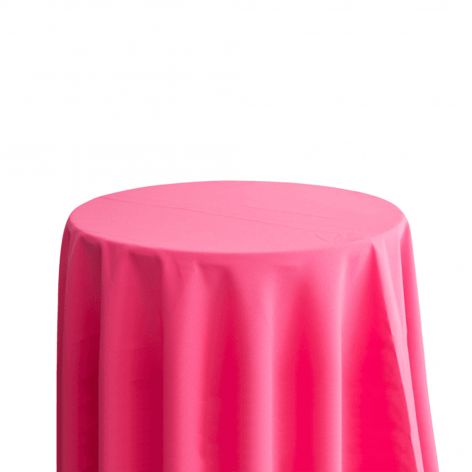 Bespoke Polyester Tablecloth 120 Round Cerise