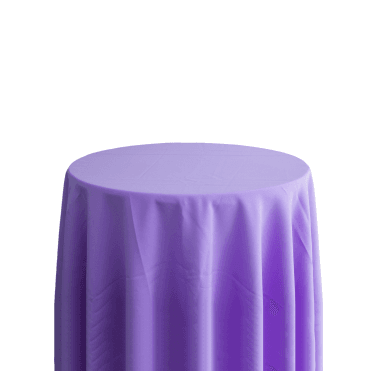 Bespoke Polyester Tablecloth 120 Round Dark Lilac
