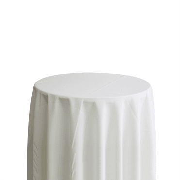 Bespoke Polyester Tablecloth 120 Round Ivory