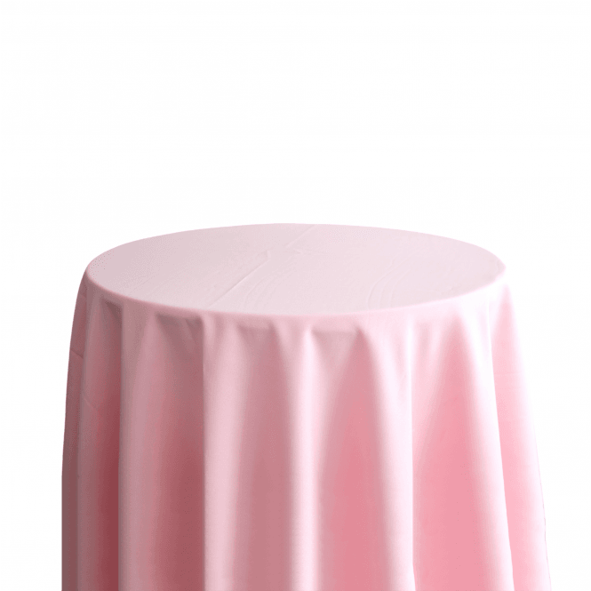 Bespoke Polyester Tablecloth 120 Round Pink