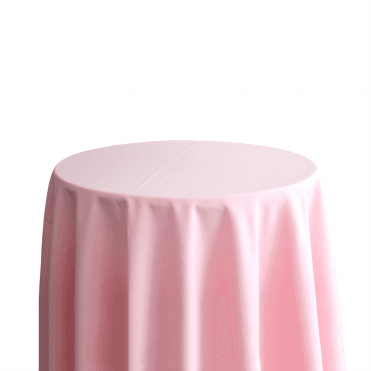 Bespoke Polyester Tablecloth 120 Round Pink