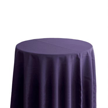 Bespoke Polyester Tablecloth 120 Round Purple