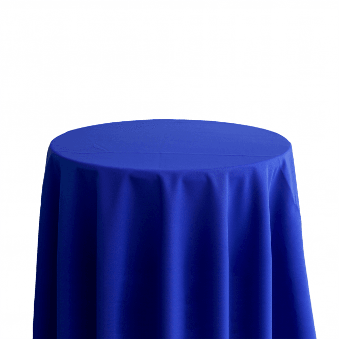 Bespoke Polyester Tablecloth 120 Round Royal