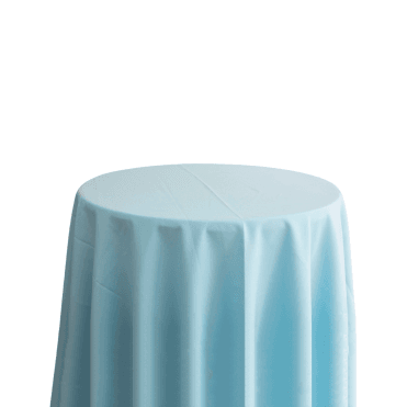 Bespoke Polyester Tablecloth 120 Round Sky