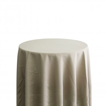 Bespoke Polyester Tablecloth 120 Round Stone