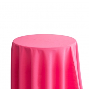 Bespoke Polyester Tablecloth 132 Round Cerise