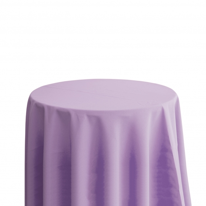 Bespoke Polyester Tablecloth 132 Round Lavender/Lilac