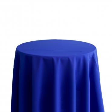 Bespoke Polyester Tablecloth 132 Round Royal