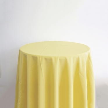  Bespoke Polyester Tablecloth 70x144 Custard