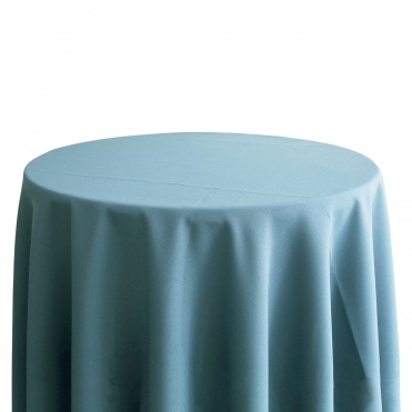 Bespoke Polyester Tablecloth 70x144 Dusty Blue