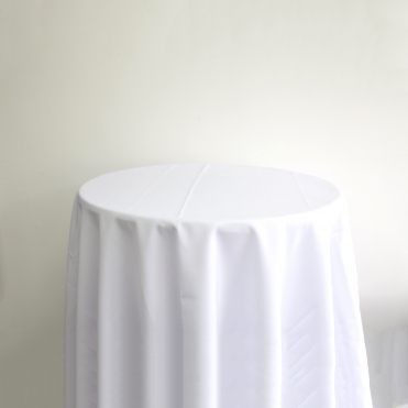 Bespoke Polyester Tablecloth 90 x 90 White