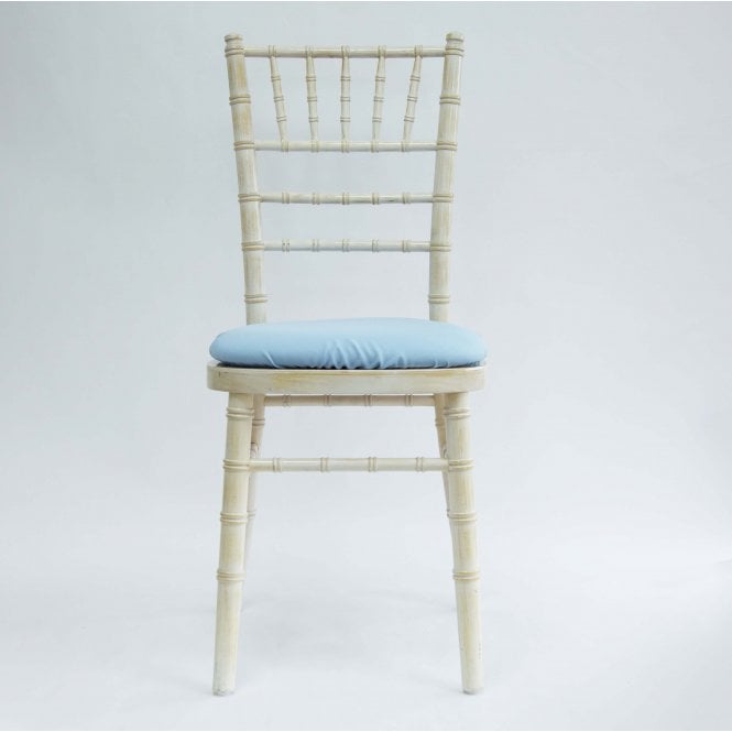Bespoke Seat Pad Cover Polyester Cornflower