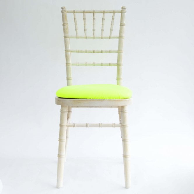 Bespoke Seat Pad Cover Polyester Flo Yellow