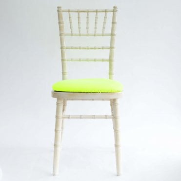 Bespoke Seat Pad Cover Polyester Flo Yellow