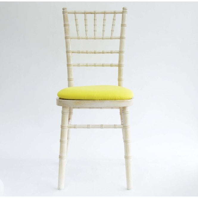 Bespoke Seat Pad Cover Polyester Lemon