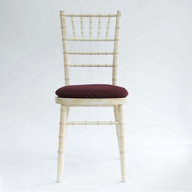 Bespoke Seat Pad Cover Polyester Light Wine