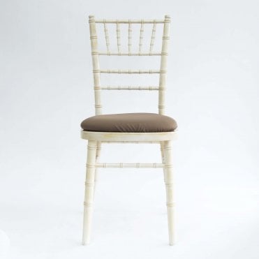 Bespoke Seat Pad Cover Polyester Taupe