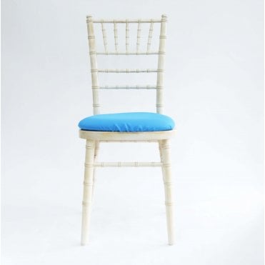 Bespoke Seat Pad Cover Polyester Turquoise