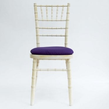 Bespoke Seat Pad Cover Polyester Violet