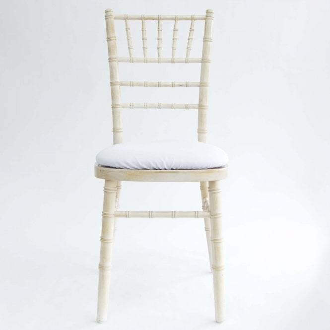 Bespoke Seat Pad Cover Polyester White