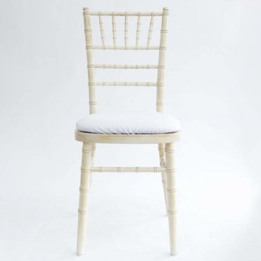 Bespoke Seat Pad Cover Polyester White