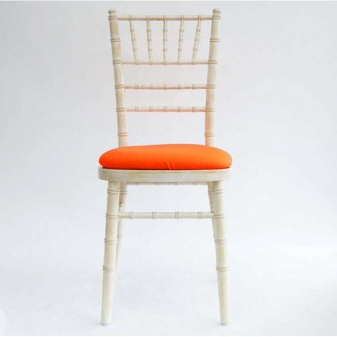 Bespoke Seat Pad Covers Polyester Flo Orange