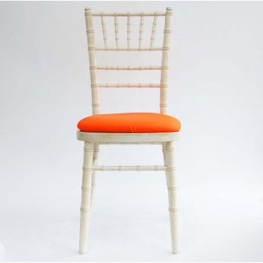 Bespoke Seat Pad Covers Polyester Flo Orange