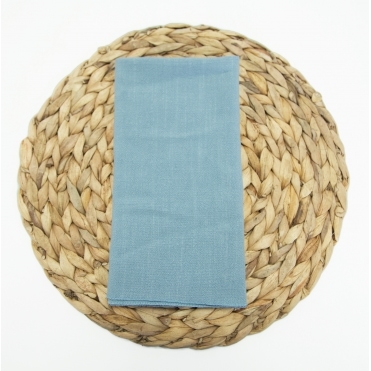 Bespoke Soft Weave Linen Napkin Powder Blue